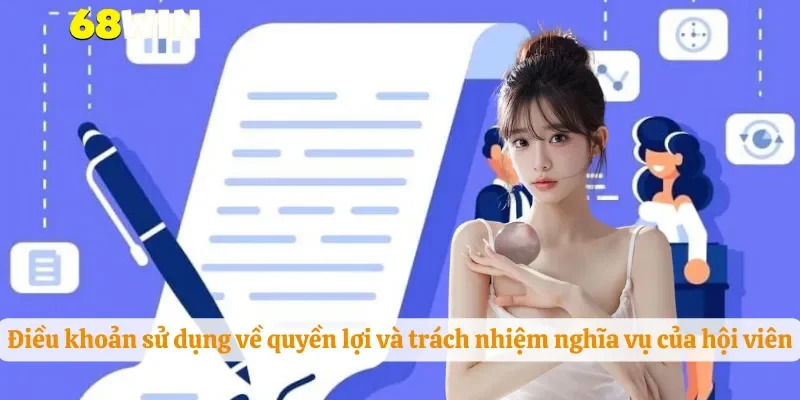 Điều khoản sử dụng về quyền lợi và trách nhiệm nghĩa vụ của hội viên