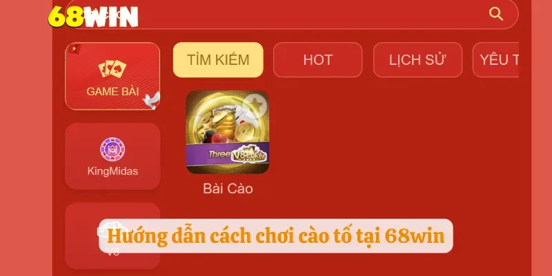 Hướng dẫn cách chơi cào tố tại 68win