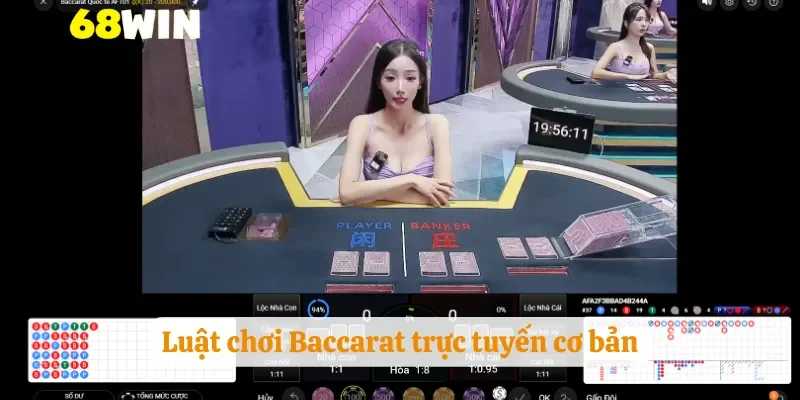 Luật chơi Baccarat trực tuyến cơ bản